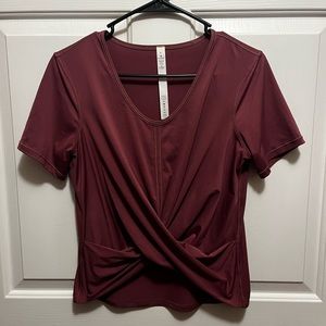 Lululemon Front Knot Twist Workout Yoga Top